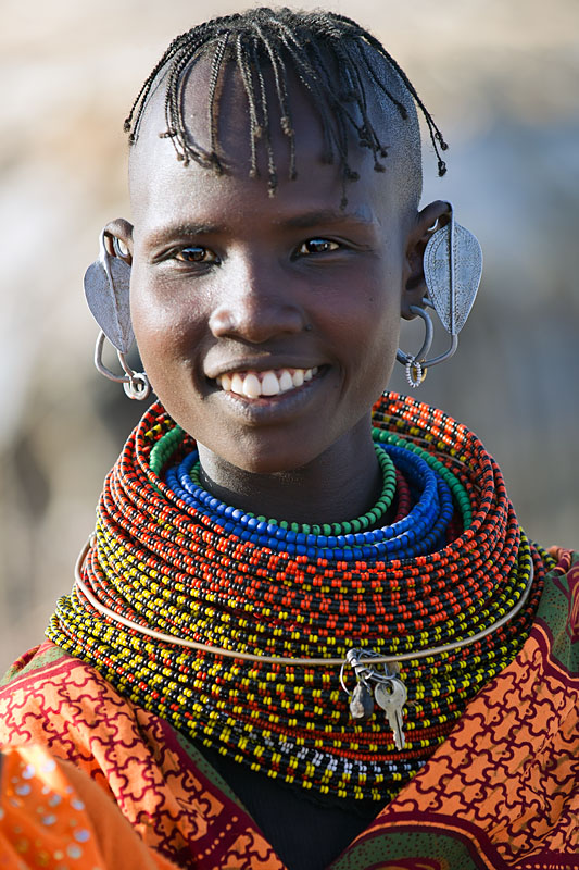 70a. Girl from the Turkana tribe   Kenya